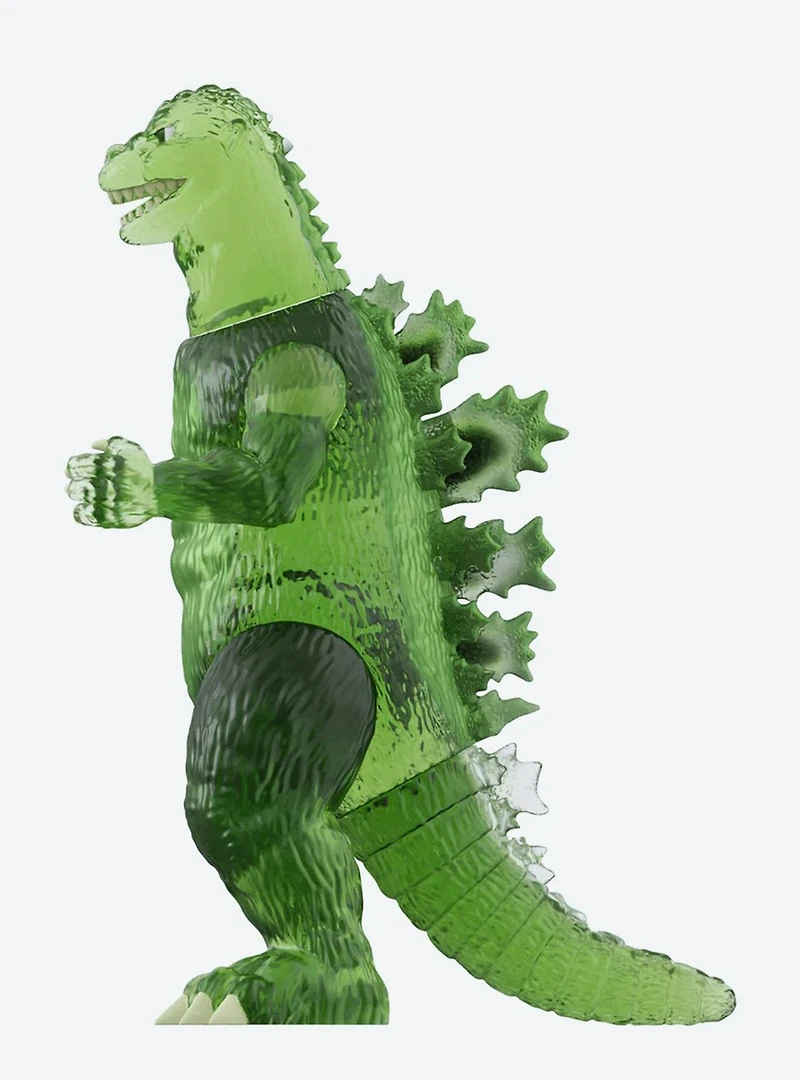 Super7 Toho Godzilla ReAction Godzilla (Semi-Clear Green) Figure