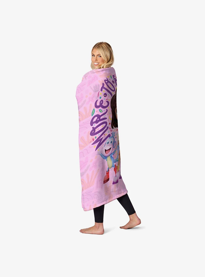 Dora The Explorer More to Explore 50x60" Silk Touch Throw Blanket