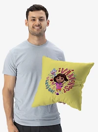 Dora The Explorer Vamos Let's Go Throw Pillow