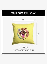 Dora The Explorer Vamos Let's Go Throw Pillow