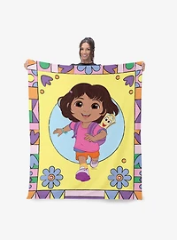 Dora The Explorer Running Dora 40x50" Silk Touch Throw Blanket