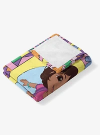 Dora The Explorer Running Dora 40x50" Silk Touch Throw Blanket