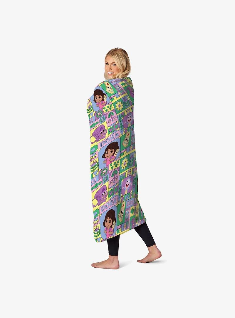 Dora The Explorer Dora and Friends Collage 40x50" Silk Touch Throw Blanket