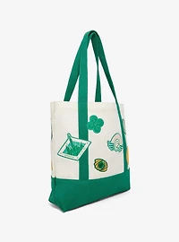 Wicked Icon Patches Canvas Tote Bag - BoxLunch Exclusive
