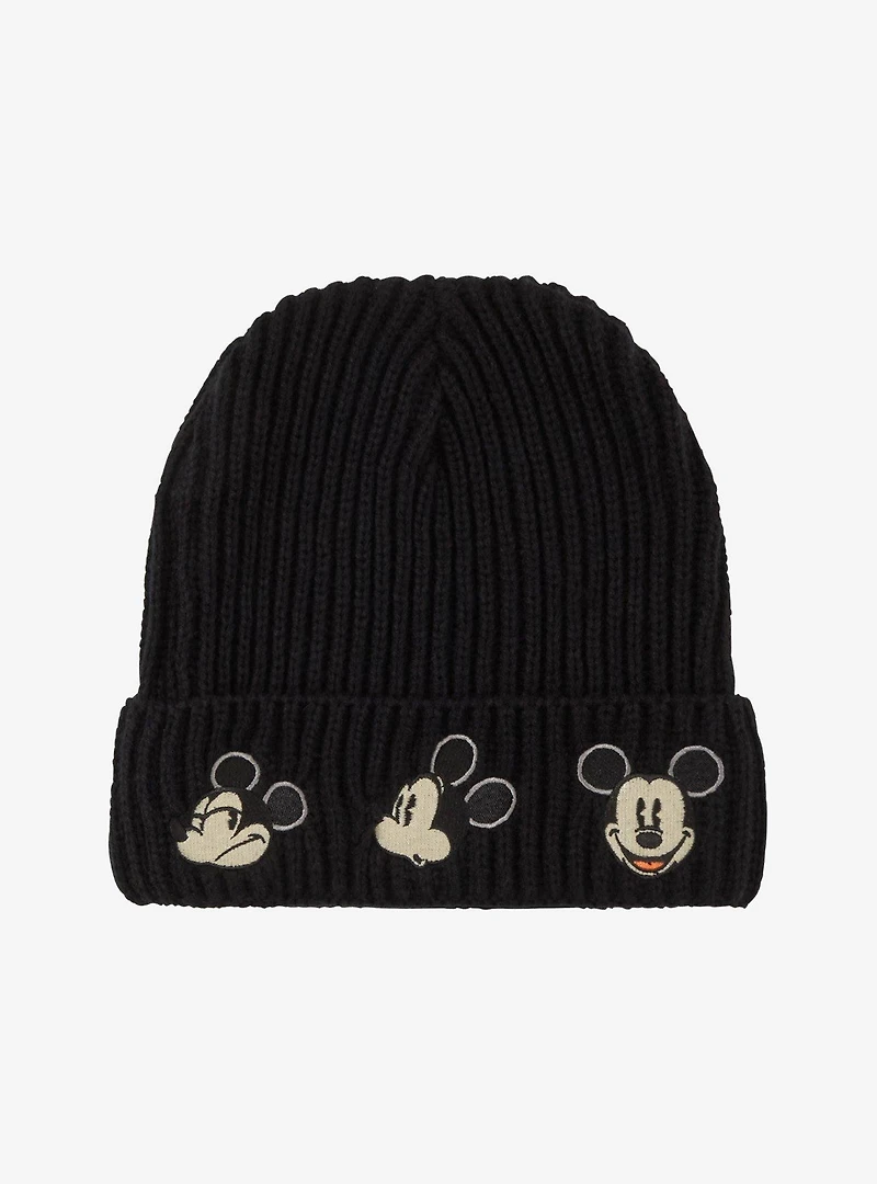 Disney Mickey Mouse Expressions Embroidered Beanie - BoxLunch Exclusive