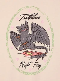 DreamWorks How To Train Your Dragon Toothless Doodle Portrait Women's T-Shirt - BoxLunch Exclusive