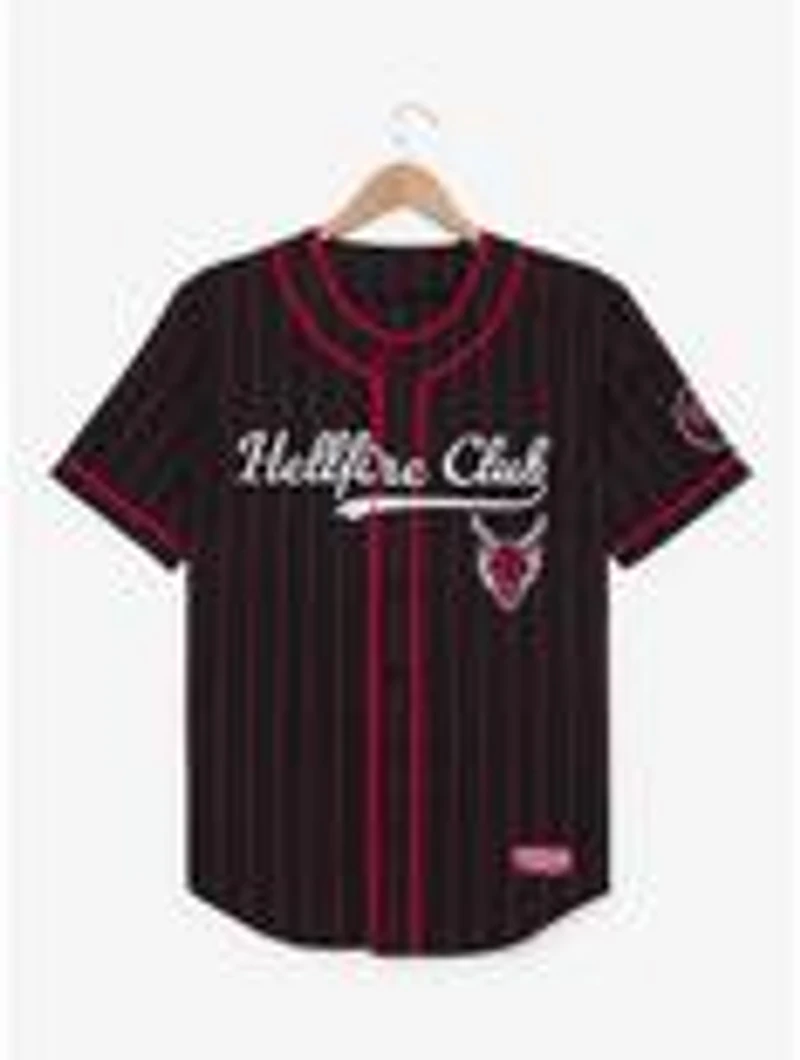 Stranger Things Hellfire Club Striped Baseball Jersey - BoxLunch Exclusive