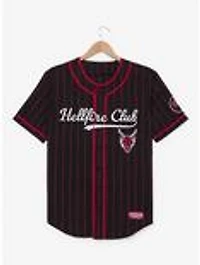Stranger Things Hellfire Club Striped Baseball Jersey - BoxLunch Exclusive