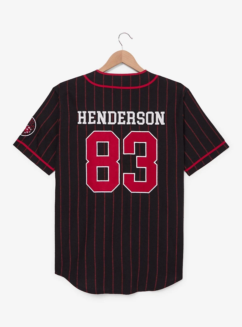 Stranger Things Hellfire Club Striped Baseball Jersey - BoxLunch Exclusive