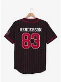 Stranger Things Hellfire Club Striped Baseball Jersey - BoxLunch Exclusive