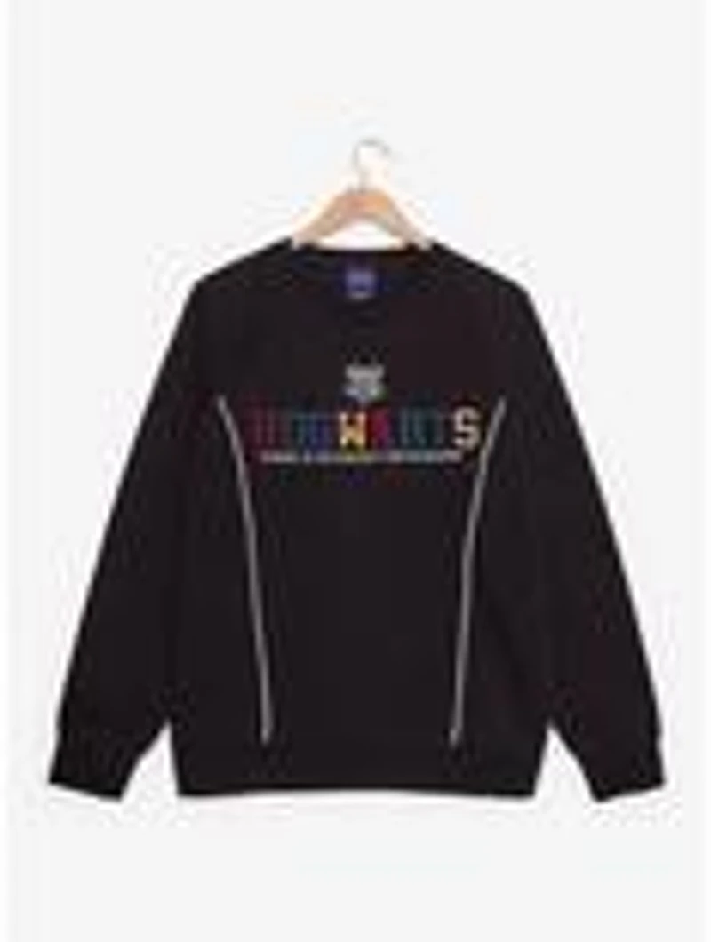 Harry Potter Hogwarts Multi-Color Title Crewneck - BoxLunch Exclusive