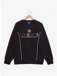 Harry Potter Hogwarts Multi-Color Title Crewneck - BoxLunch Exclusive