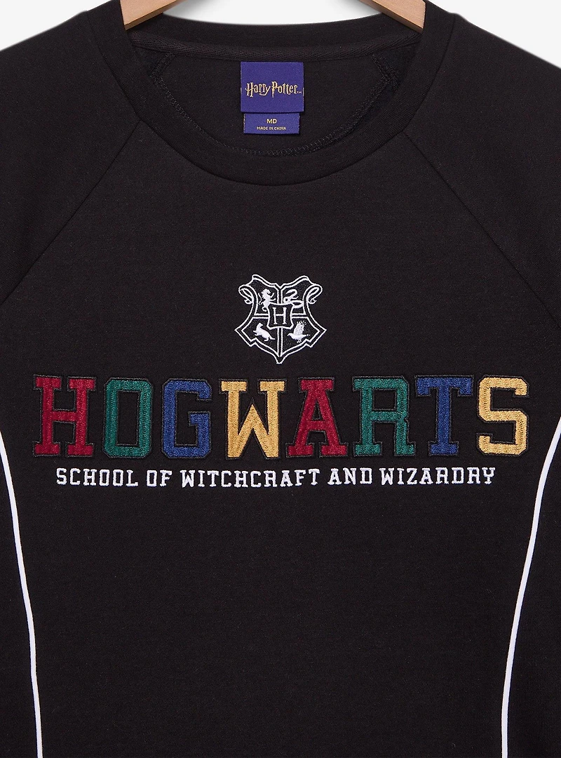 Harry Potter Hogwarts Multi-Color Title Crewneck - BoxLunch Exclusive