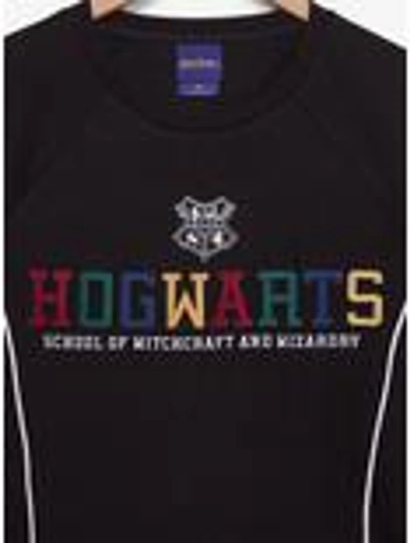 Harry Potter Hogwarts Multi-Color Title Crewneck - BoxLunch Exclusive