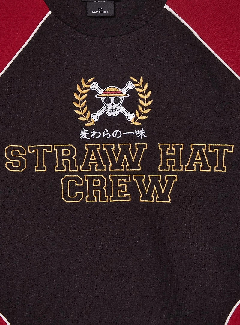 One Piece Straw Hat Crew Color Block Crewneck — BoxLunch Exclusive
