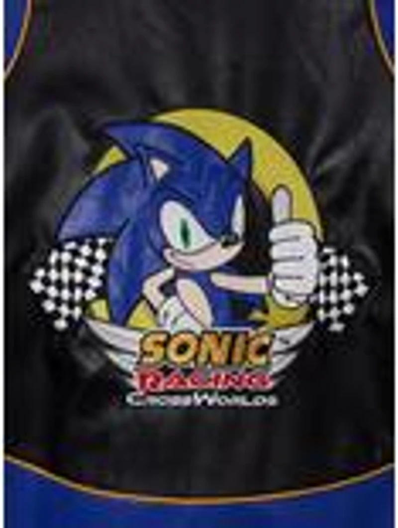 Sonic the Hedgehog Faux Leather Moto Racing Jacket - BoxLunch Exclusive
