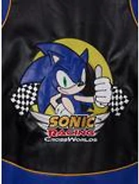 Sonic the Hedgehog Faux Leather Moto Racing Jacket - BoxLunch Exclusive