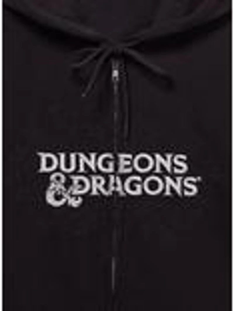Dungeons & Dragons Embroidered Logo Zippered Hoodie - BoxLunch Exclusive