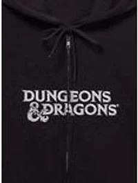 Dungeons & Dragons Embroidered Logo Zippered Hoodie - BoxLunch Exclusive