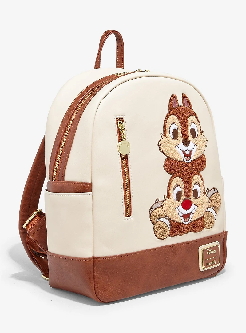 Loungefly Disney Chip & Dale Chenille Patch Mini Backpack - BoxLunch Exclusive