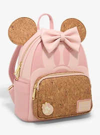 Loungefly Disney Minnie Mouse Corkboard Pin Display Ears Mini Backpack with Pin - BoxLunch Exclusive
