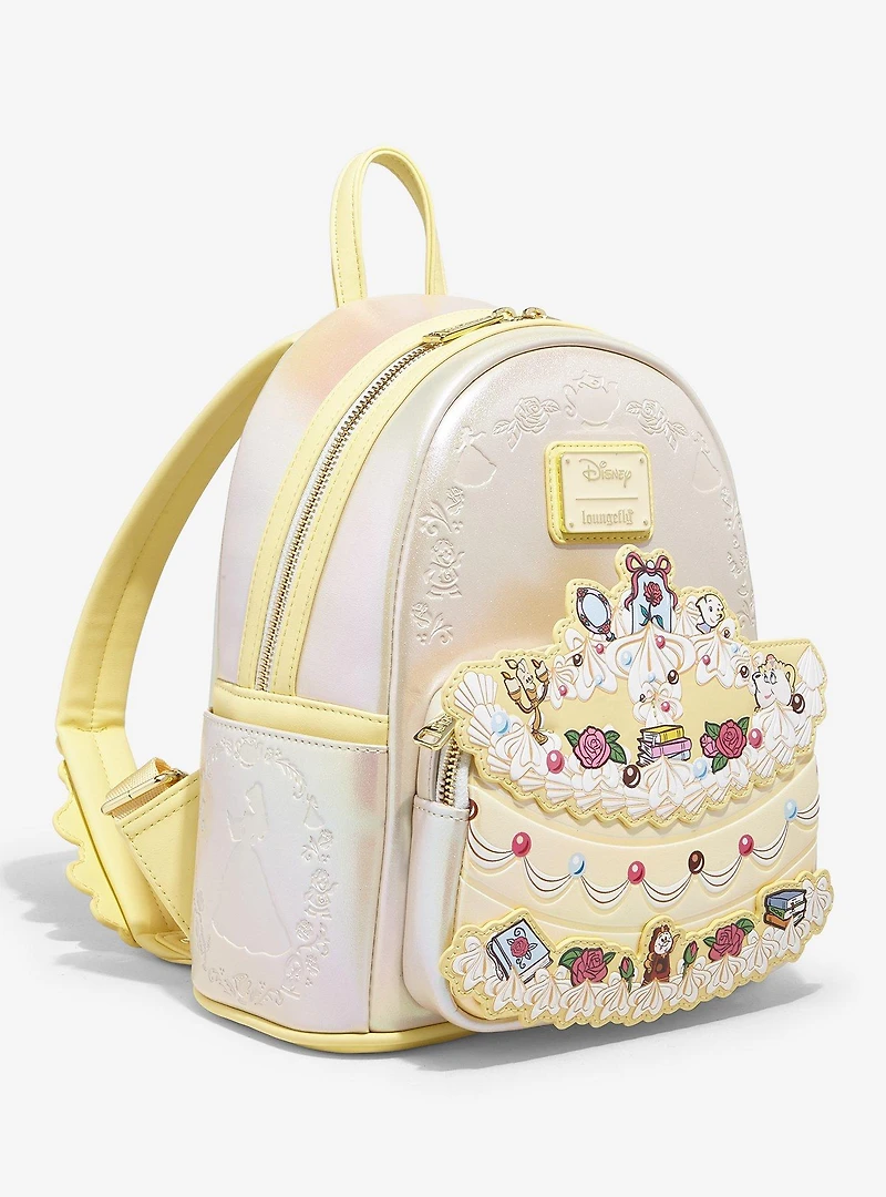 Loungefly Disney Beauty and The Beast Belle Cake Mini Backpack - BoxLunch Exclusive