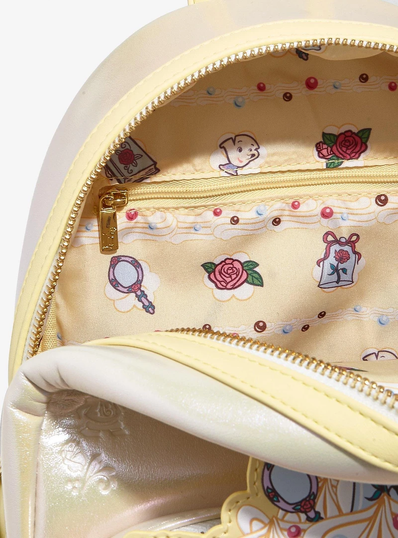 Loungefly Disney Beauty and The Beast Belle Cake Mini Backpack - BoxLunch Exclusive