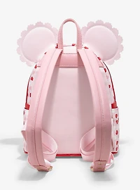 Loungefly Disney Mickey & Minnie Valentine's Day Ears Chocolate Scented Mini Backpack - BoxLunch Exclusive