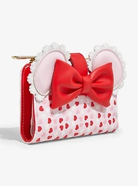Loungefly Disney Minnie Mouse Valentine's Day Ears Chocolate Scented Wallet - BoxLunch Exclusive