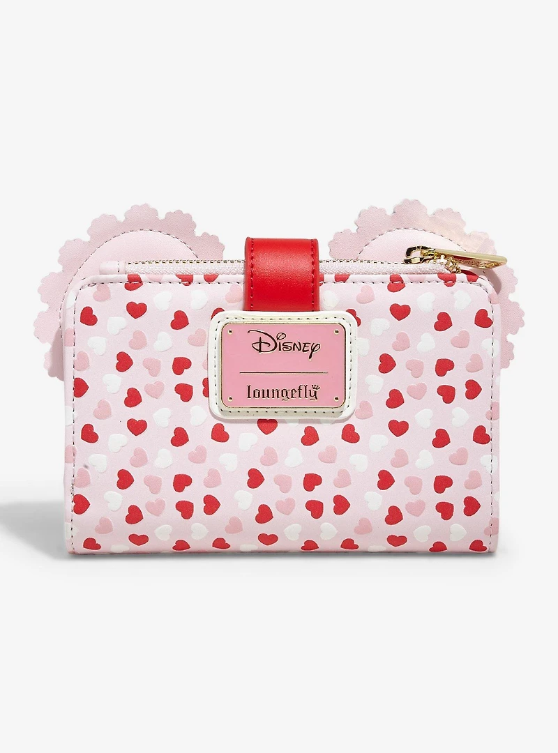 Loungefly Disney Minnie Mouse Valentine's Day Ears Chocolate Scented Wallet - BoxLunch Exclusive