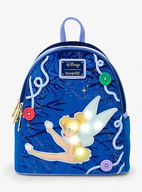 Loungefly Disney Peter Pan Tinker Bell Buttons Light-Up Mini Backpack - BoxLunch Exclusive
