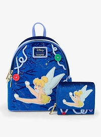 Loungefly Disney Peter Pan Tinker Bell Buttons Wallet - BoxLunch Exclusive