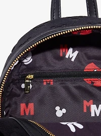 Loungefly Disney Mickey Mouse Terrycloth Allover Print Mini Backpack - BoxLunch Exclusive