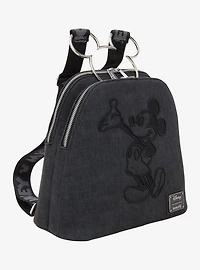 Loungefly Disney Mickey Mouse Figural Denim Mini Backpack - BoxLunch Exclusive