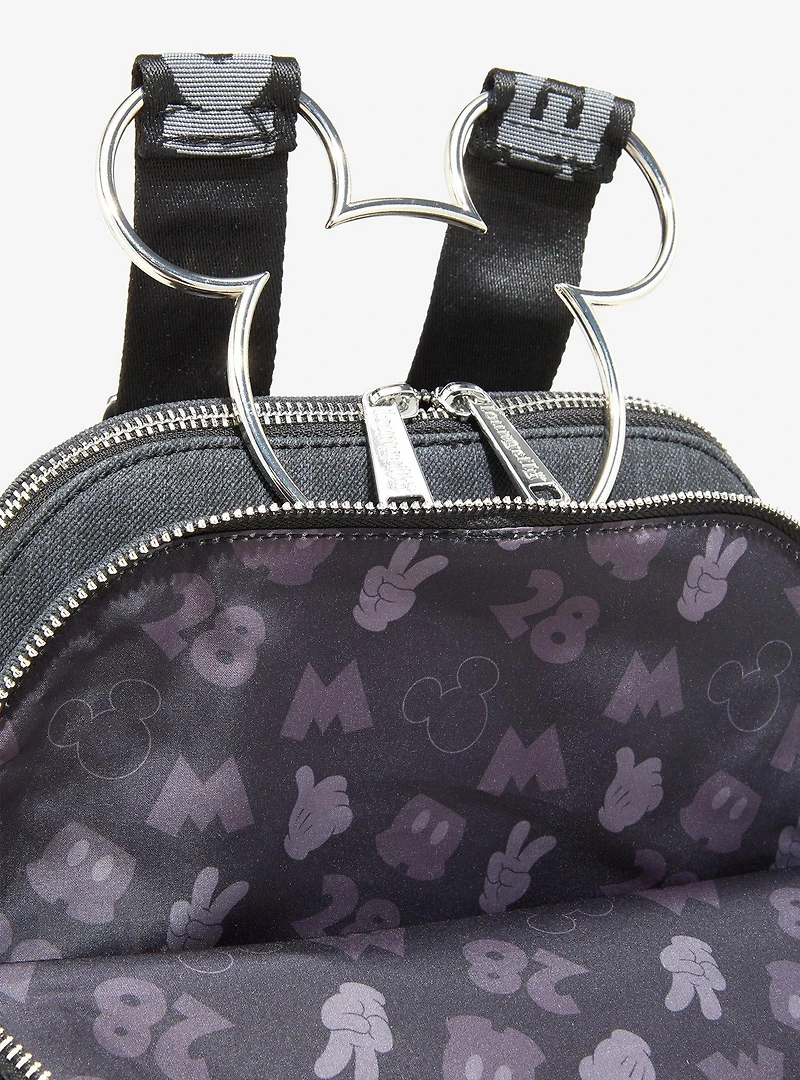 Loungefly Disney Mickey Mouse Figural Denim Mini Backpack - BoxLunch Exclusive
