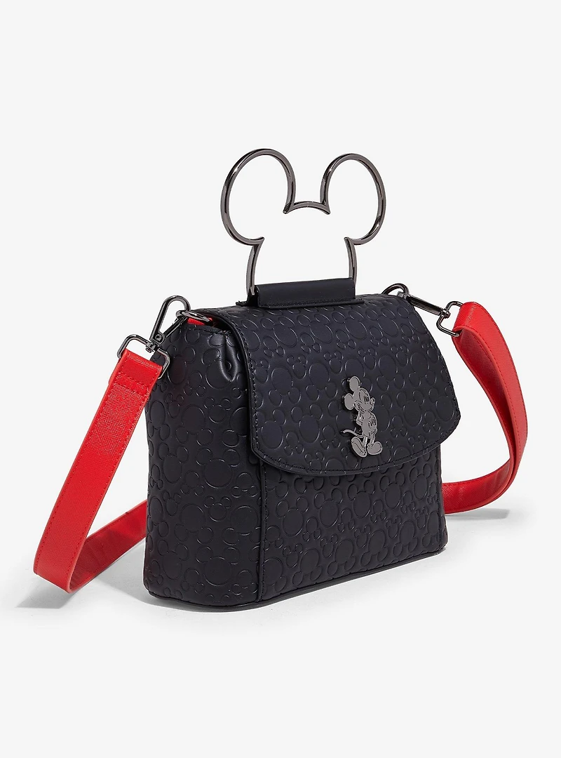 Loungefly Disney Mickey Mouse Debossed Silhouette Crossbody Bag — BoxLunch Exclusive