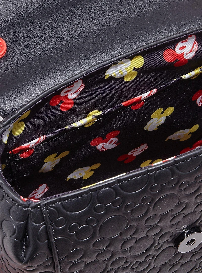 Loungefly Disney Mickey Mouse Debossed Silhouette Crossbody Bag — BoxLunch Exclusive