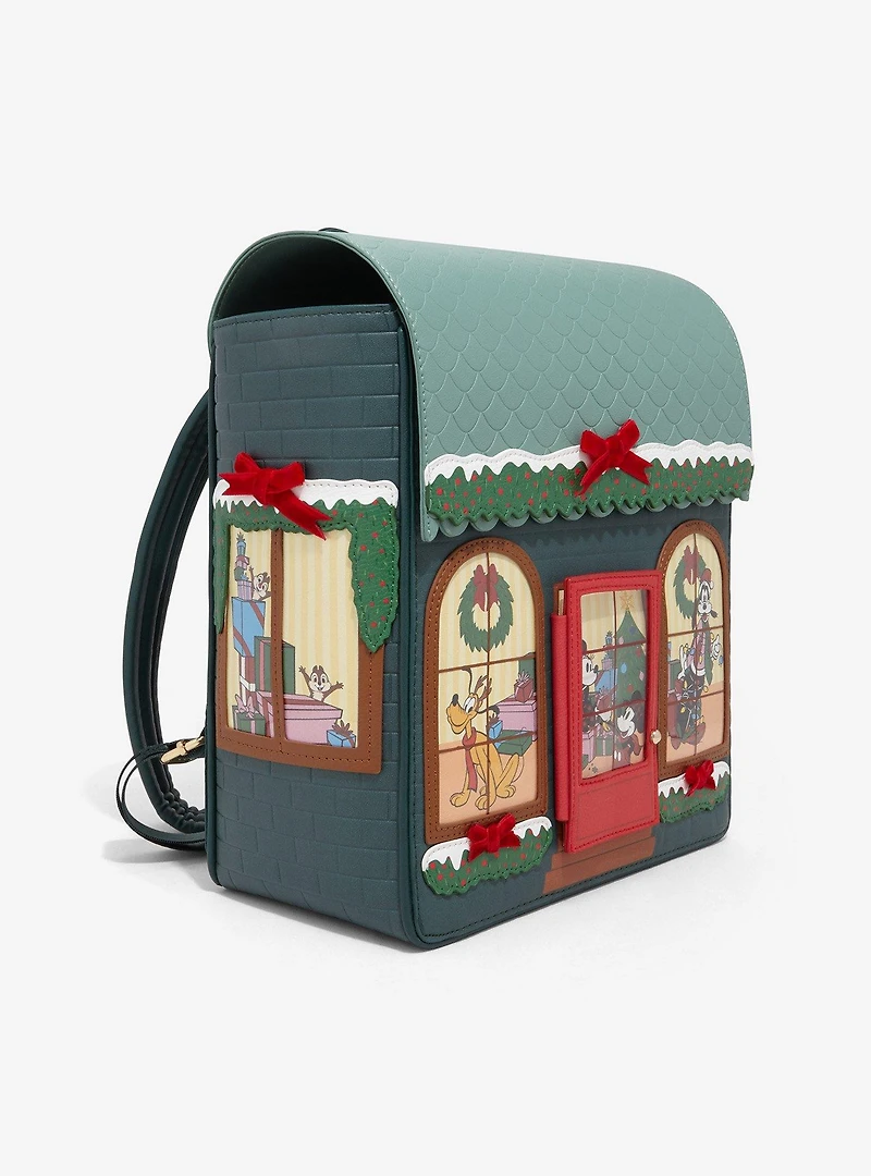 Disney Mickey & Friends Holiday House Figural Mini Backpack - BoxLunch Exclusive