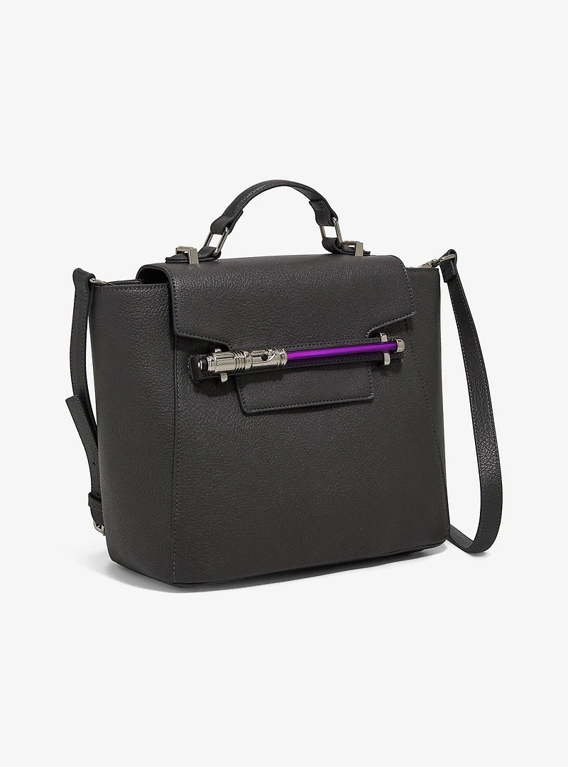 Star Wars Mace Windu Lightsaber Light-Up Crossbody Bag - BoxLunch Exclusive