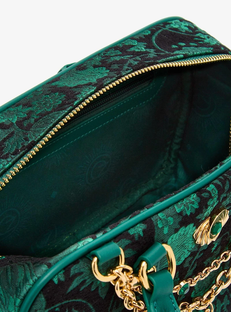 Wicked Oz Green Floral Handbag with Bag Chain - BoxLunch Exclusive
