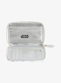 Star Wars The Mandalorian Grogu Handle Ball Zip Around Wallet