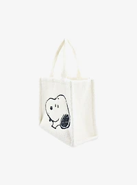 Peanuts Snoopy & Woodstock Sherpa Mini Tote Bag