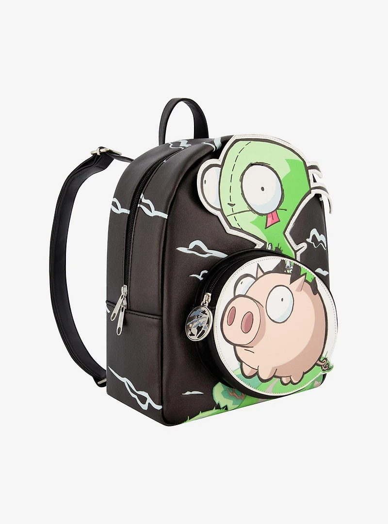 Invader Zim GIR On Pig Mini Backpack