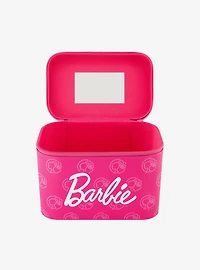 Barbie Iconic Pink Design Cosmetic Case Organizer with Mirror