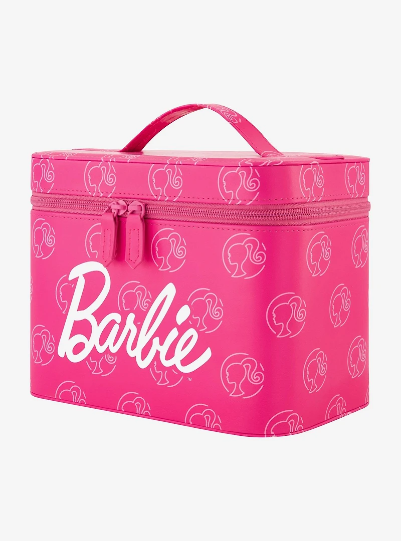 Barbie Iconic Pink Design Cosmetic Case Organizer with Mirror