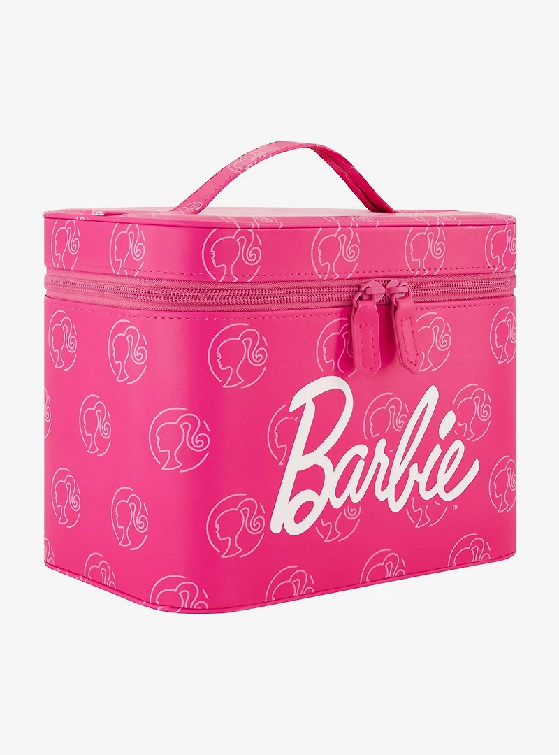 Barbie Iconic Pink Design Cosmetic Case Organizer with Mirror