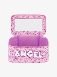 Disney Lilo & Stitch Angel with Heart Zipper 2-Piece Cosmetic Case Set