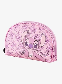 Disney Lilo & Stitch Angel with Heart Zipper 2-Piece Cosmetic Case Set