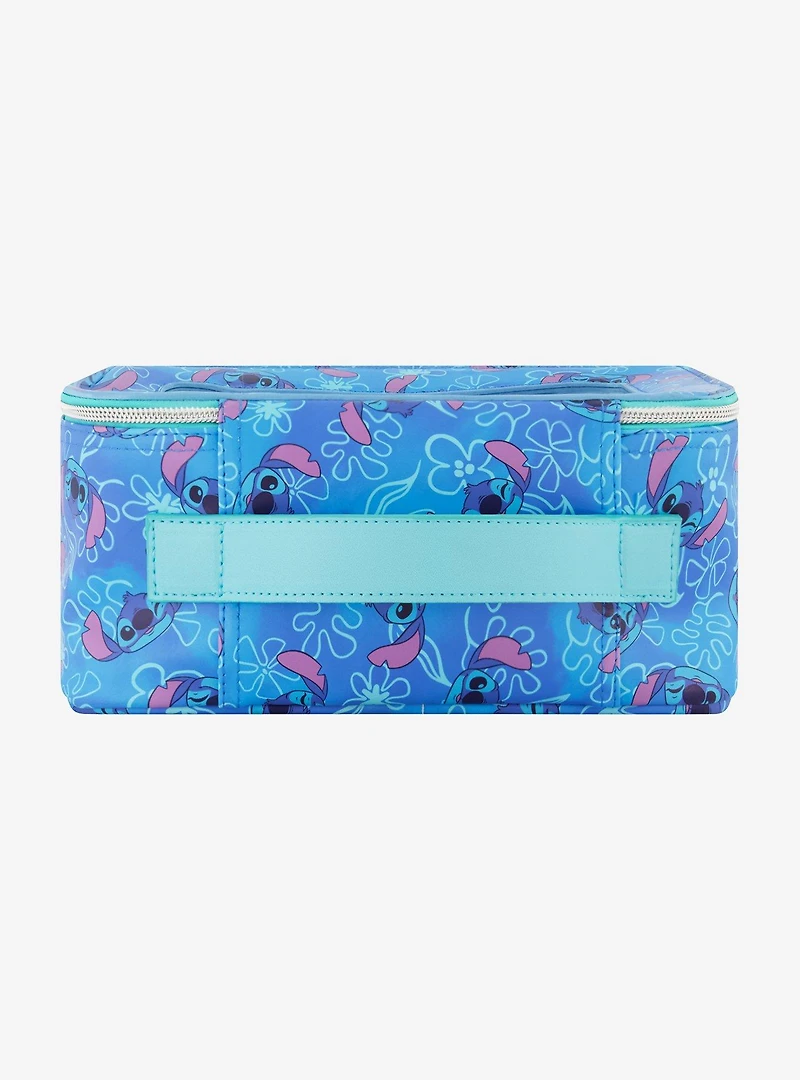 Disney Lilo & Stitch All-Over Stitch Print 2-Piece Cosmetic Case Set