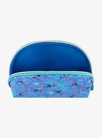 Disney Lilo & Stitch All-Over Stitch Print 2-Piece Cosmetic Case Set